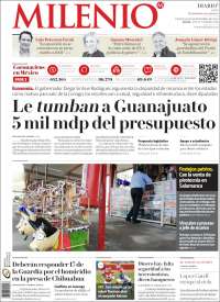 Portada de Milenio de León (M&eacute;xico)