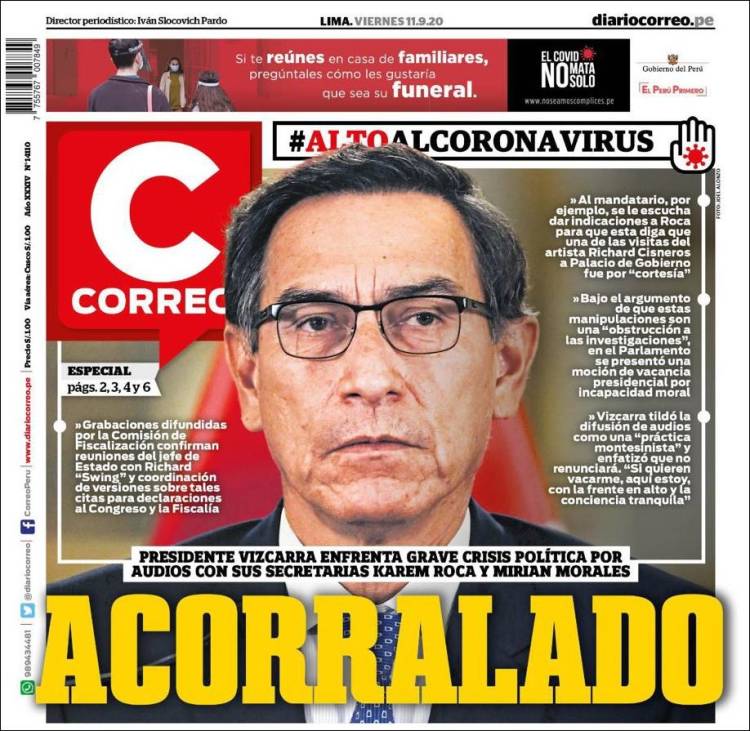 Portada de Diario Correo (Peru)