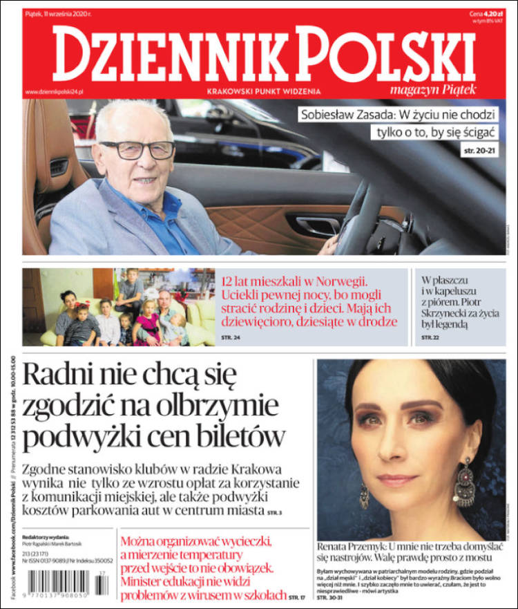 Portada de Dziennik (Polonia)