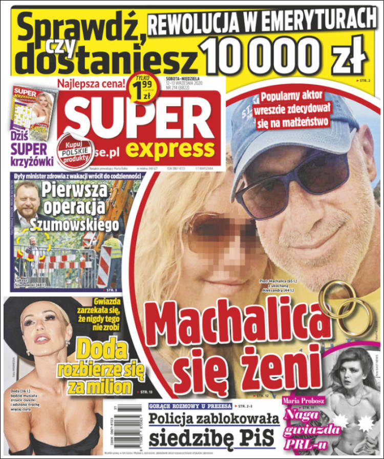 Portada de Super Express (Polonia)