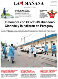 Portada de Diario La Mañana (Argentina)