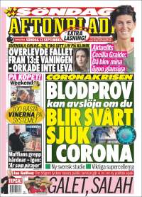 Portada de Aftonbladet (Suecia)