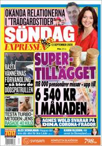 Portada de Expressen (Suecia)