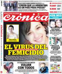 Portada de Crónica (Argentina)