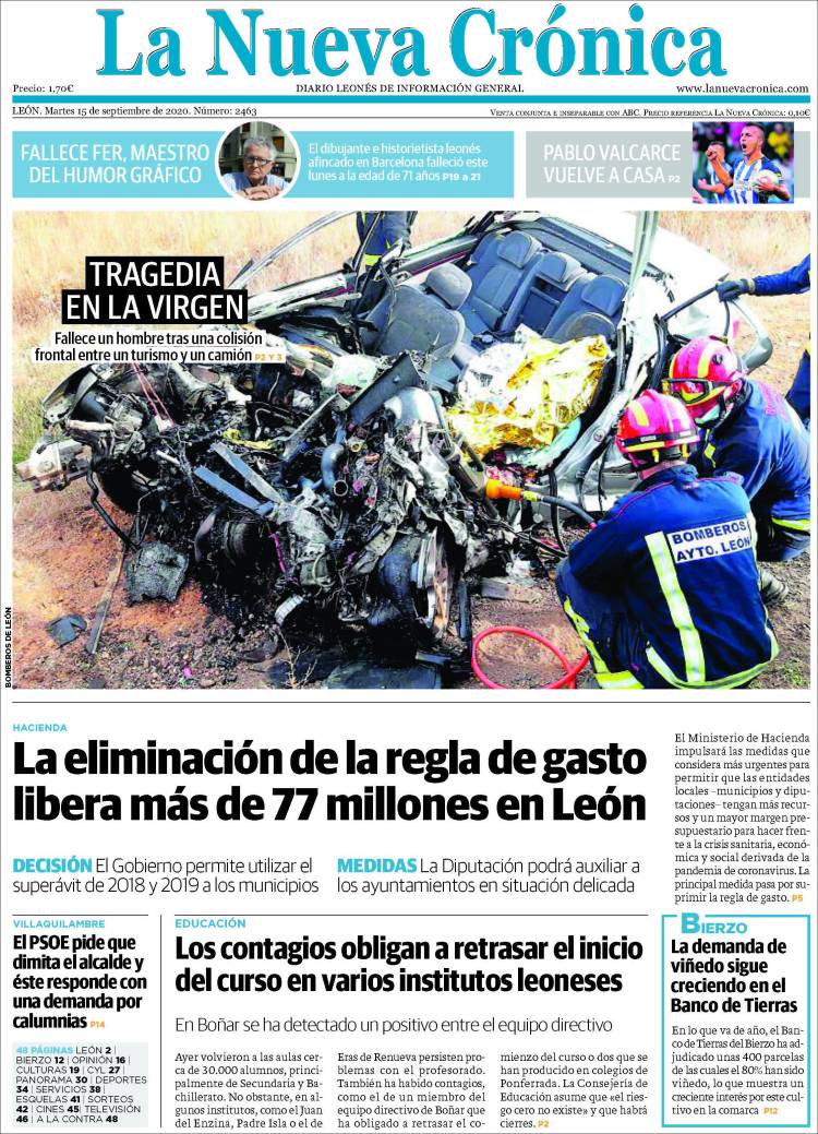 Portada de La Nueva Crónica (Espa&ntilde;a)