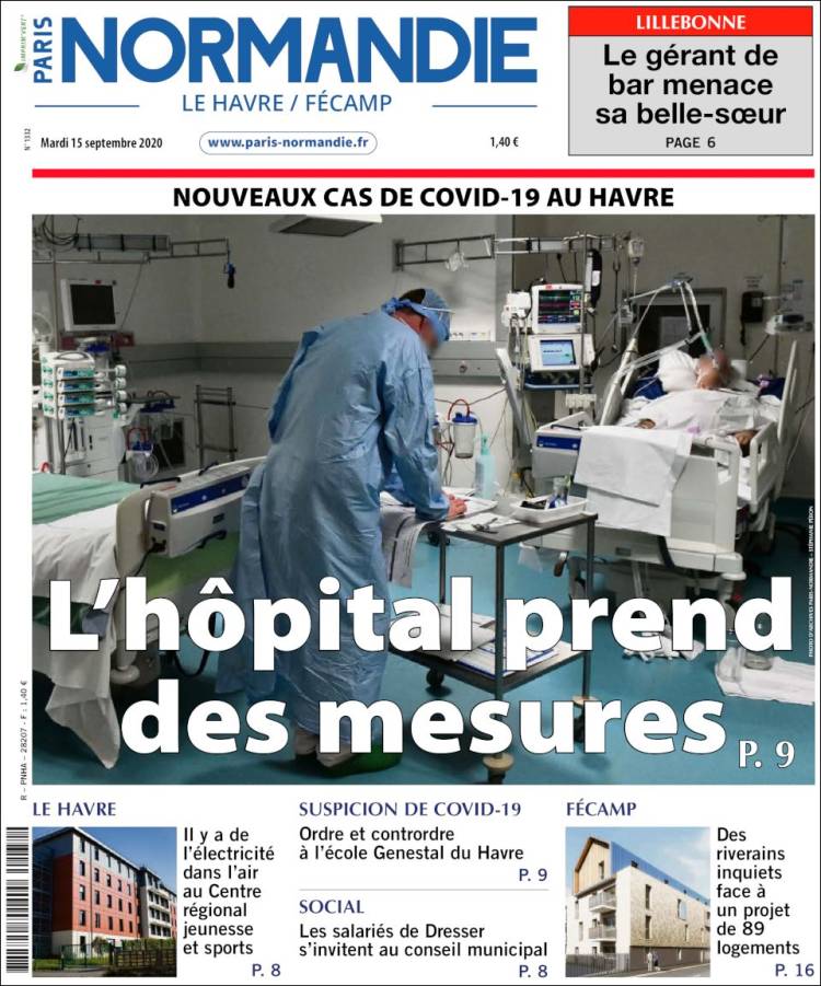 Portada de Progres de Fecamp (Francia)