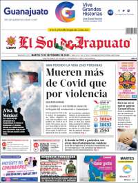 Portada de El Sol de Irapuato (México)