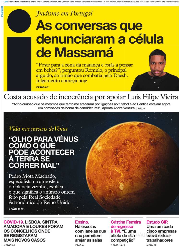 Portada de I - informação (Portugal)