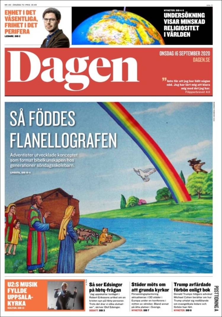Portada de Dagen (Suecia)