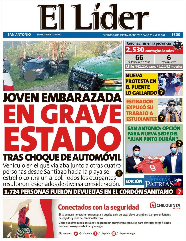 Portada de Lider de San Antonio (Chile)