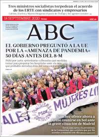 Portada de ABC (España)