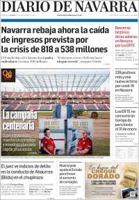 Portada de Diario de Navarra (España)