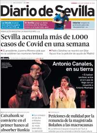 Portada de Diario de Sevilla (España)