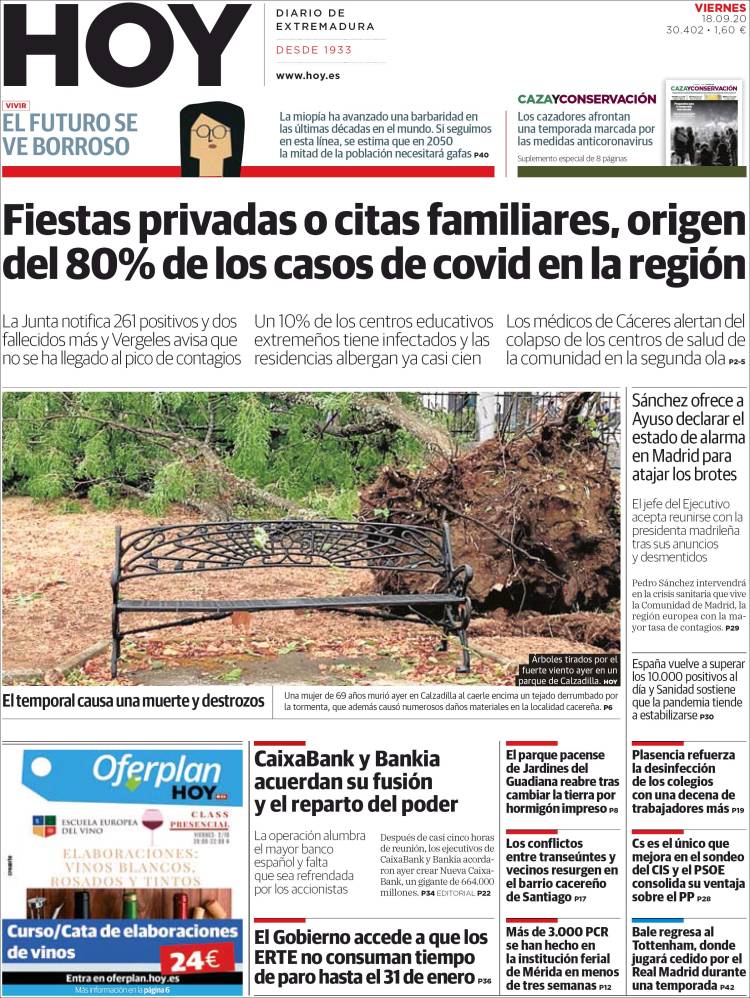 Portada de Hoy - Caceres (España)