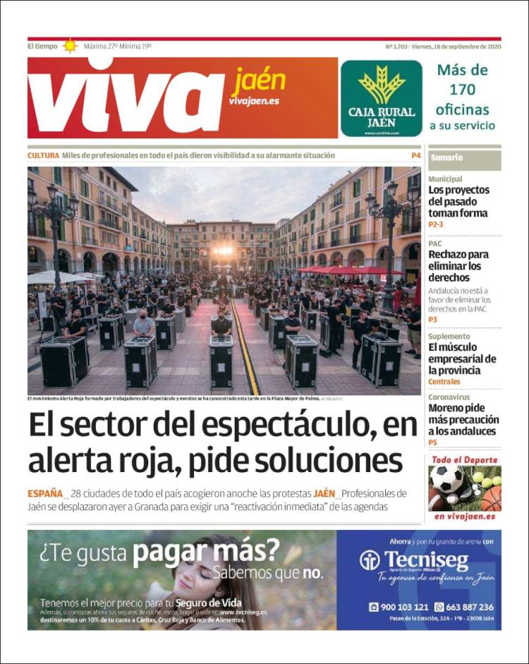 Portada de Viva Jaén (España)