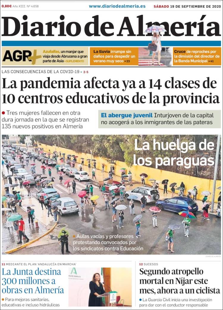 Portada de Diario de Almería (Espa&ntilde;a)