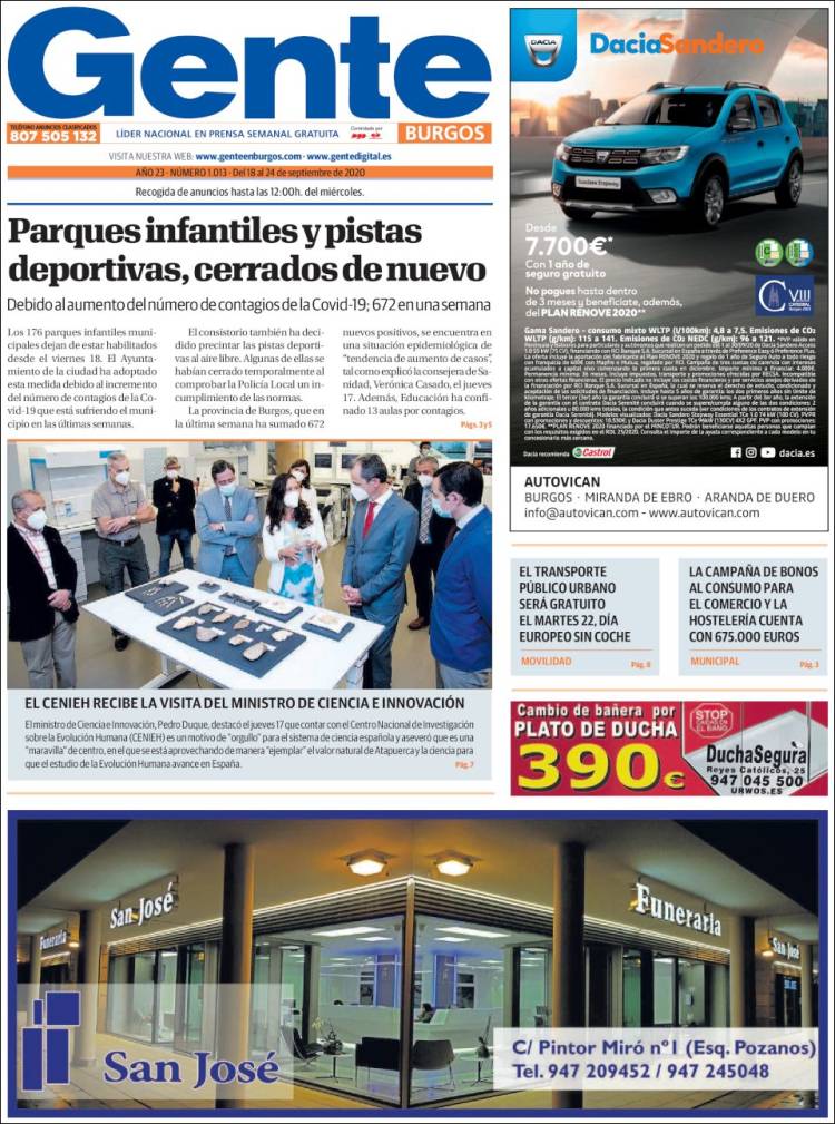 Portada de Gente en Burgos (Espa&ntilde;a)