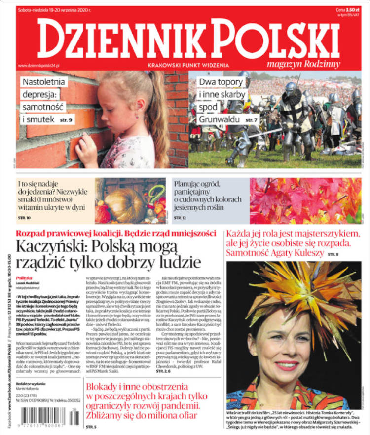 Portada de Dziennik (Polonia)