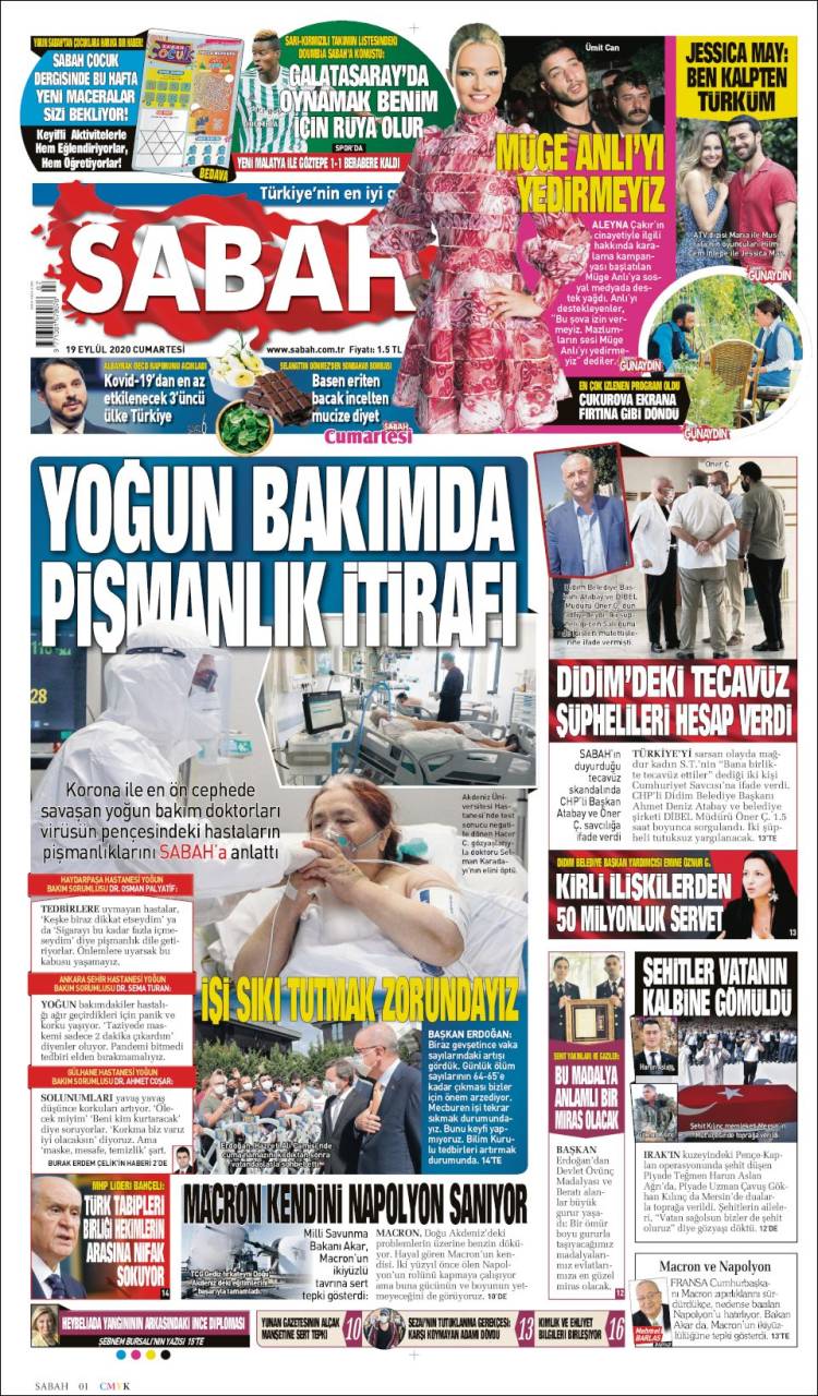 Portada de Sabah (Turqu&iacute;a)