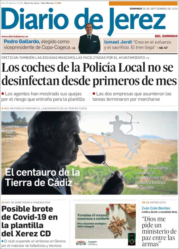 Portada de Diario de Jerez (Espa&ntilde;a)