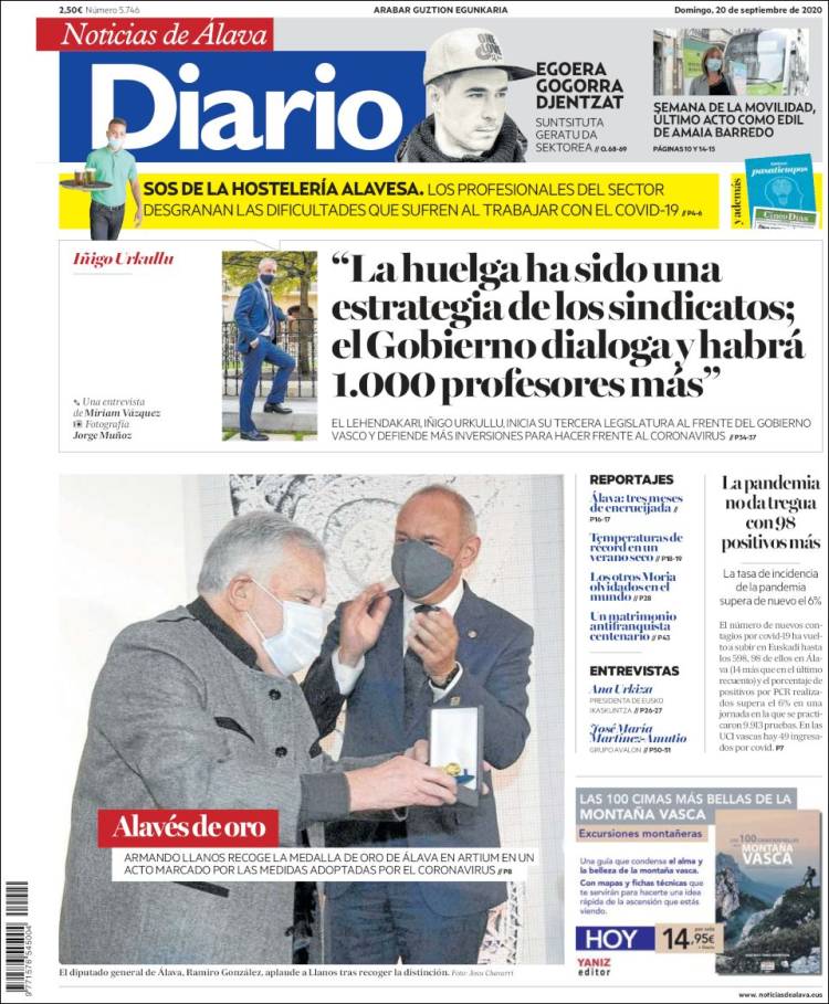 Portada de Noticias de Álava (Espa&ntilde;a)