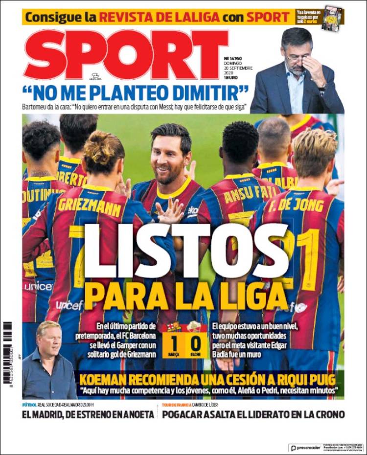 Portada de Sport (Espa&ntilde;a)