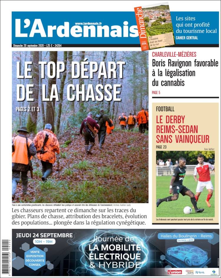 Portada de L'Ardenais (Francia)