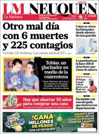 Portada de La Mañanade Neuquén (Argentina)