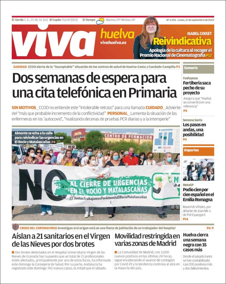 Portada de Viva Huelva (Espa&ntilde;a)