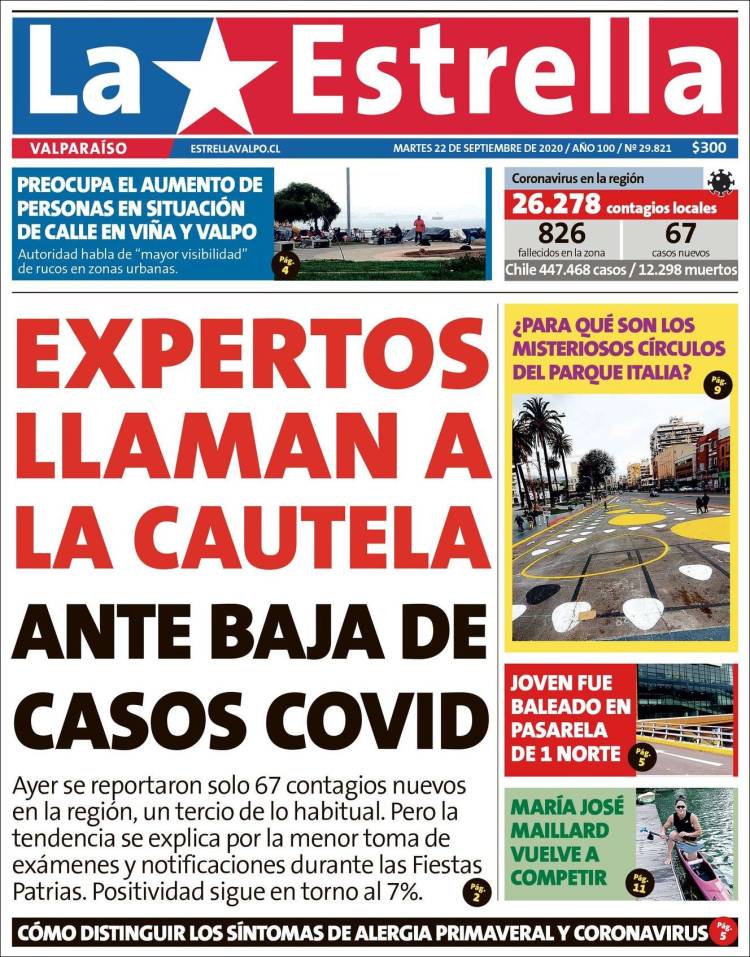 Portada de Estrella de Valparaiso (Chile)