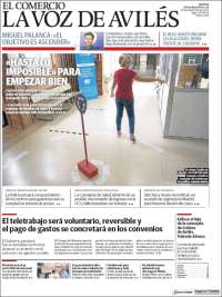 Portada de El Comercio - Avilés (Espa&ntilde;a)