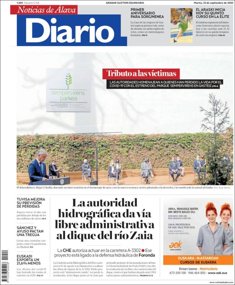 Portada de Noticias de Álava (Espa&ntilde;a)
