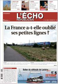 Portada de L'Echo Républicain (Francia)