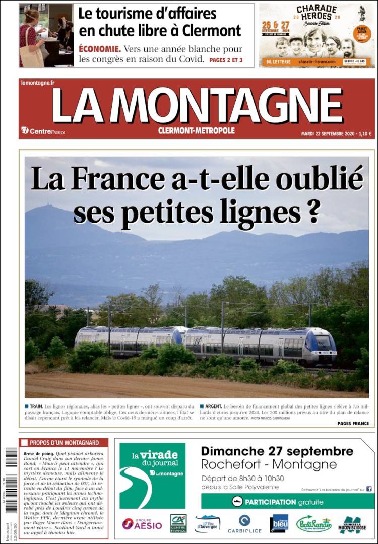 Portada de La Montagne (Francia)