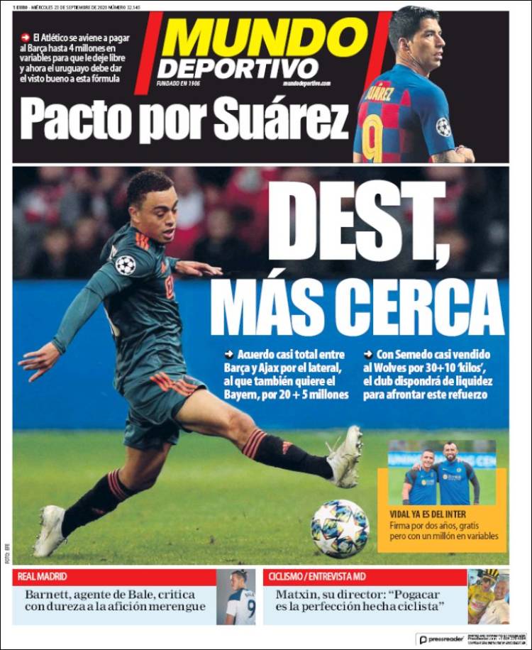 Portada de El Mundo Deportivo (Espa&ntilde;a)