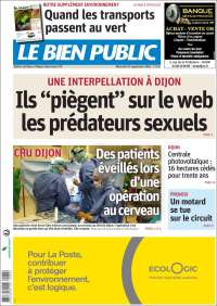 Portada de Le Bien Public (Francia)