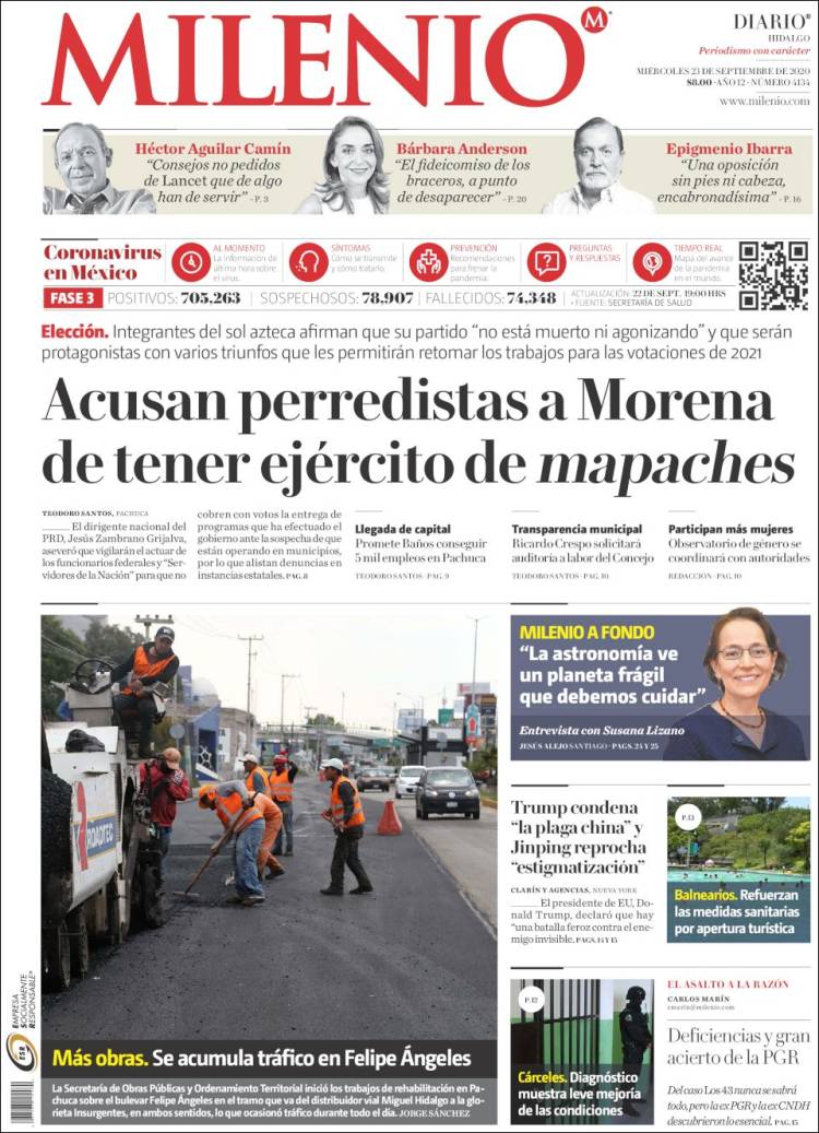 Portada de Milenio de Hidalgo (México)