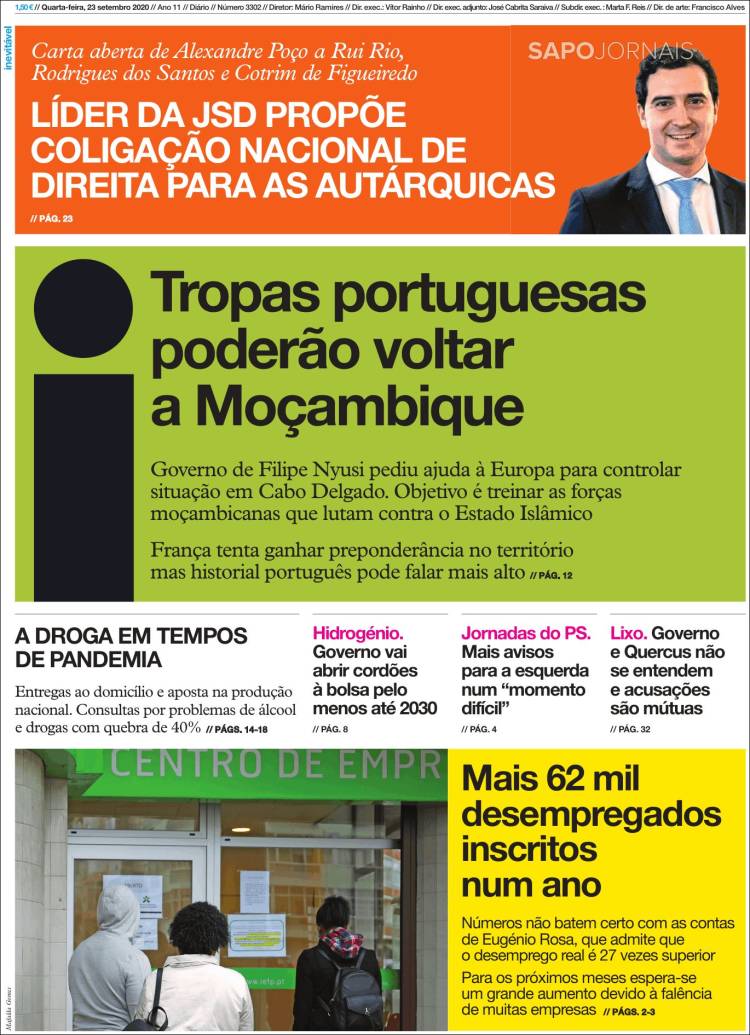 Portada de I - informação (Portugal)