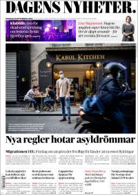 Portada de Dagens Nyheter (Suecia)