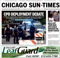 Portada de Chicago Sun-Times (USA)