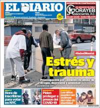 Portada de El Diario NY (USA)