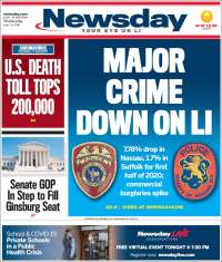 Portada de Newsday (USA)