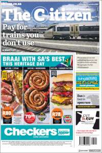 Portada de The Citizen (Sud&aacute;frica)