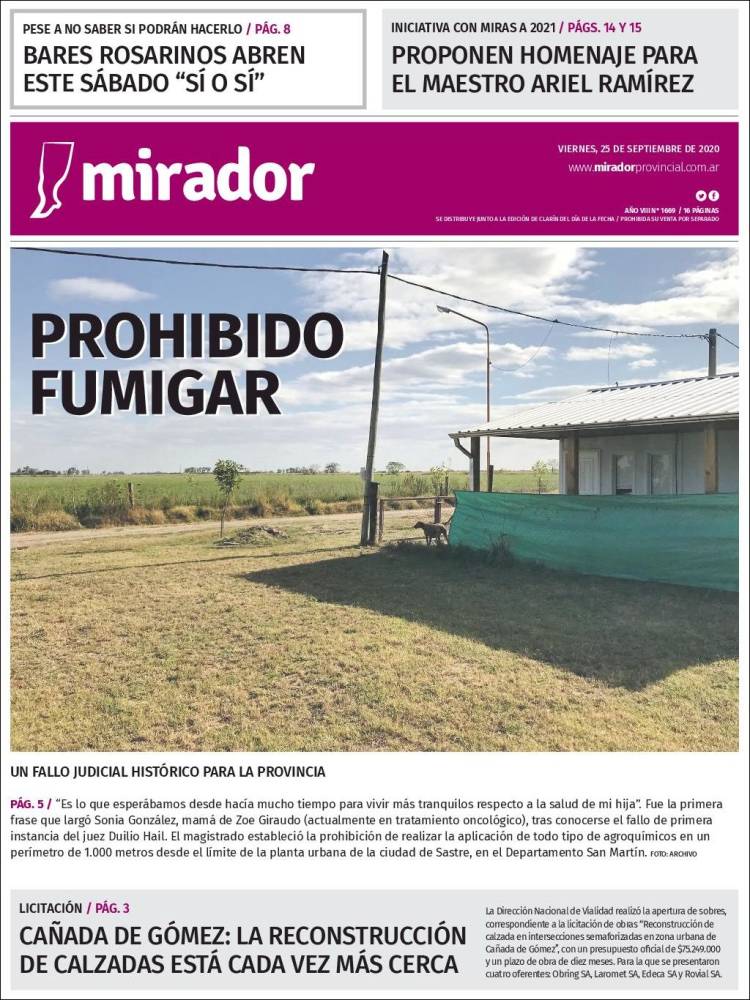 Portada de Mirador Provincial (Argentina)