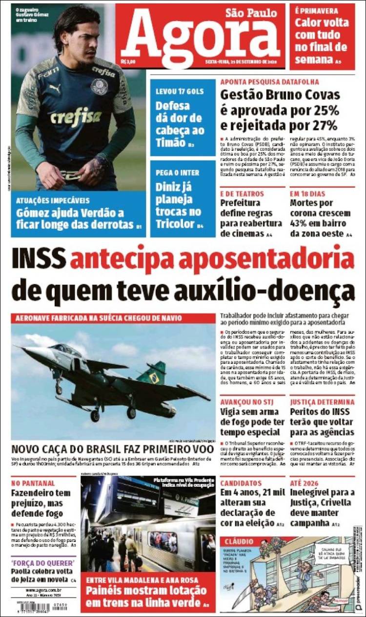 Portada de Jornal Agora (Brasil)