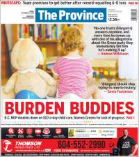 Portada de The Province (Canadá)