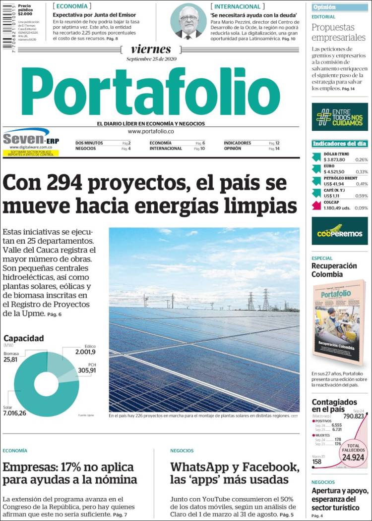 Portada de Portafolio (Colombia)
