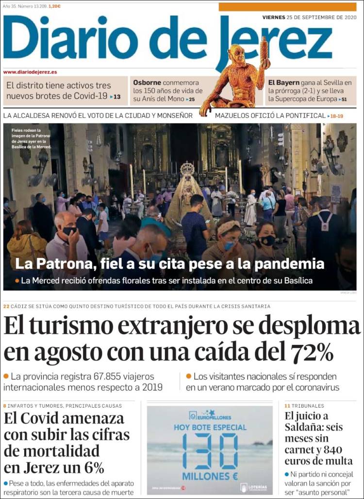 Portada de Diario de Jerez (Espa&ntilde;a)