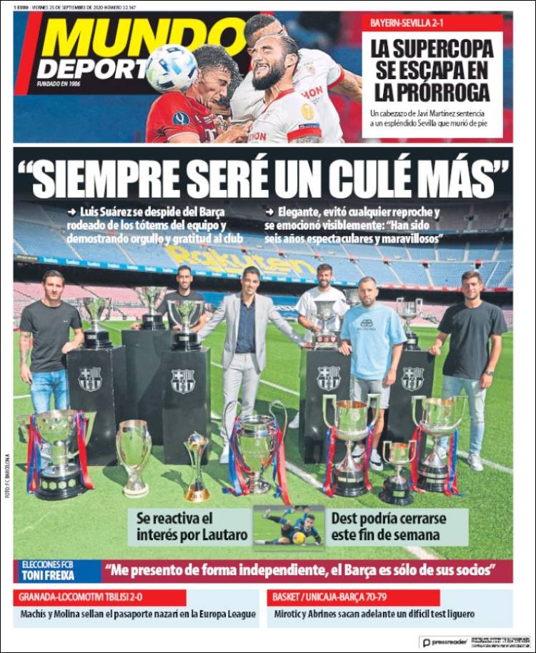 Portada de El Mundo Deportivo (Espa&ntilde;a)