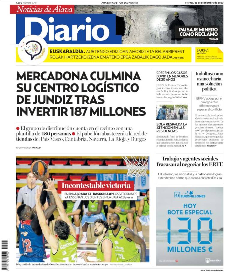 Portada de Noticias de Álava (Espa&ntilde;a)